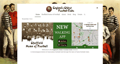 Desktop Screenshot of englandsoldestfootballclubs.com