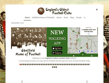 Tablet Screenshot of englandsoldestfootballclubs.com